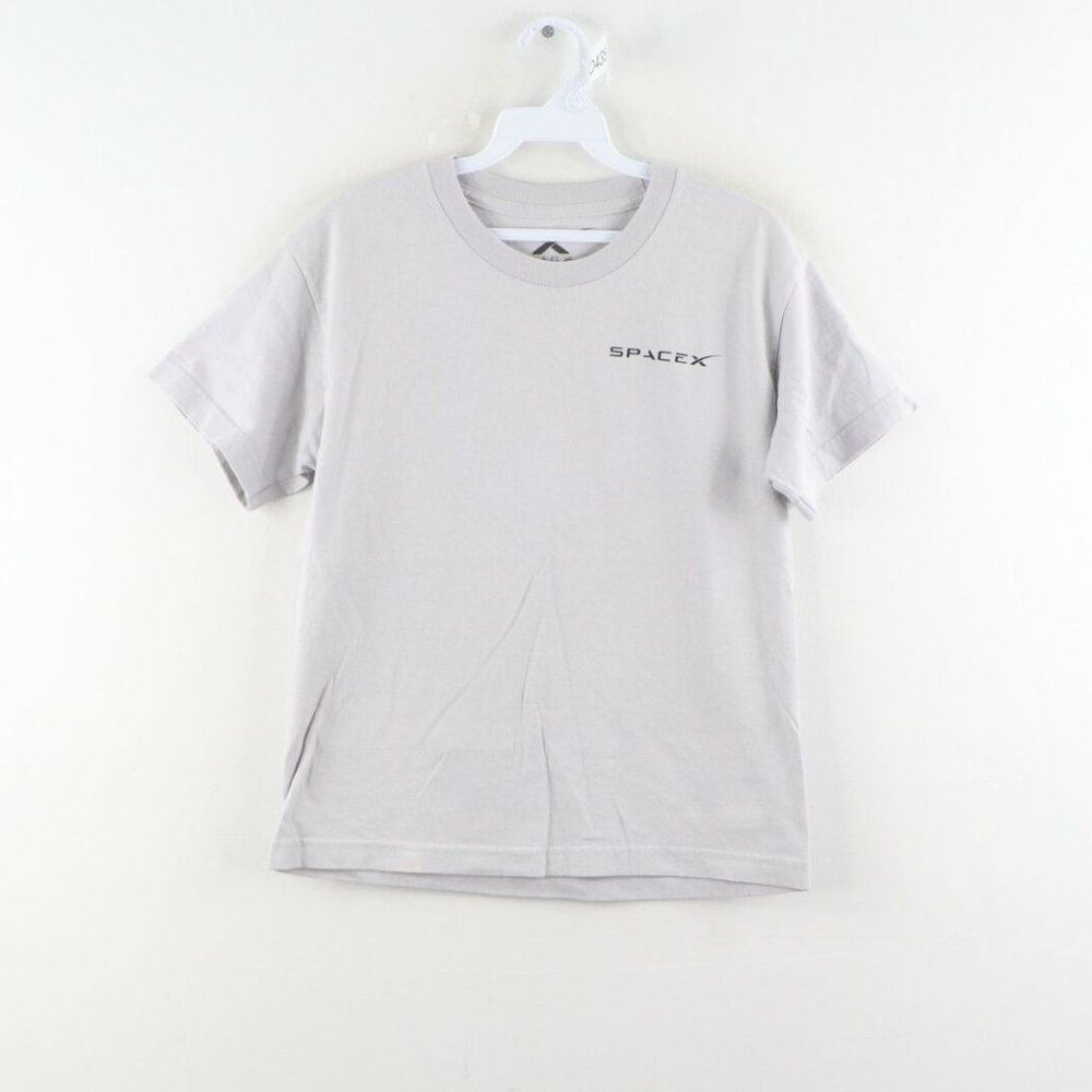 SpaceX Telstar 19 Vantage Rocket T-Shirt Gray